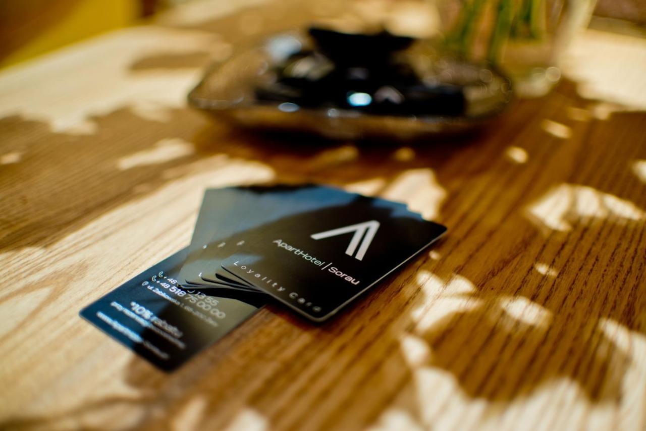 Apartsuites I Sorau Zary  Exterior photo A business card